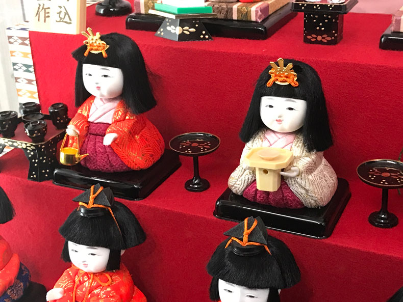 楽天市場】江戸木目込作家 翠豊作 雛人形 桜十五人 木目込十五人揃い