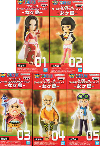 楽天市場】ワンピース ワールドコレクタブルフィギュア 女ヶ島 全5種