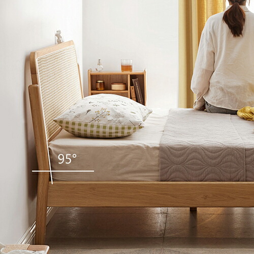 楽天市場】ベッド 籐編み ラタン ベッドフレーム 籐製 すのこベッド