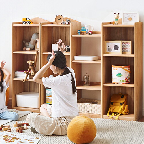 楽天市場】本棚 キャビネット 無垢材 ブナ材 木製 収納棚 ディスプレイ