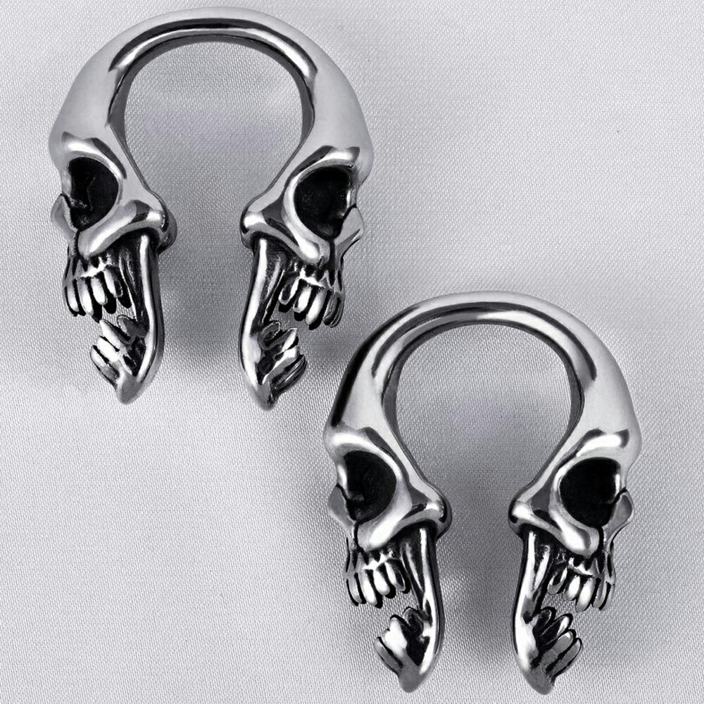 楽天市場】[4G ボディピアス] ダブルスカルフック ボディーピアス 4