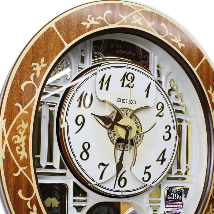 楽天市場】【動画あり】セイコー からくり時計 電波掛け時計 メロディ