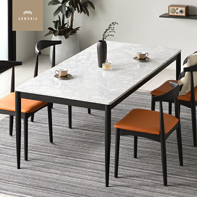 楽天市場】ダイニングテーブル ダイニング 天然大理石 木製 ダイニング