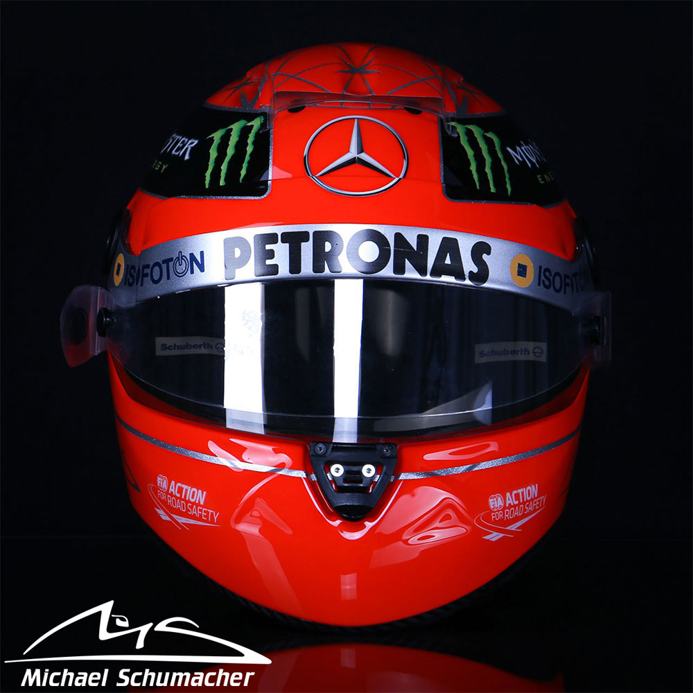 楽天市場】ミハエル シューマッハ 模型 2012年 ブラジルGP 1/1