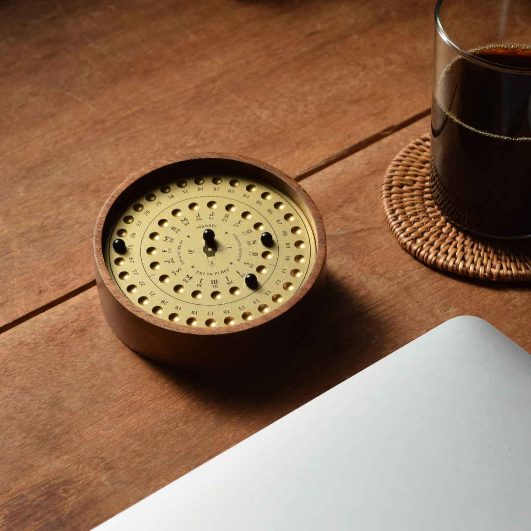 楽天市場】ウッド 万年カレンダー マグネティック パーペチュアル