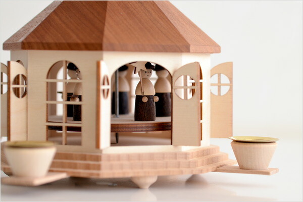 楽天市場】ザイフェンの八角教会堂 回転するキャンドルスタンド ドイツ