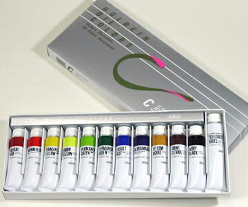 楽天市場】ホルベイン 習作用 油絵具 セット 12色 「C」15ml(5号
