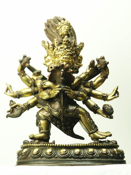 楽天市場】ヤマ(歓喜仏) 銅造鍍金彫金仕上げ 一点もの : 仏像仏画