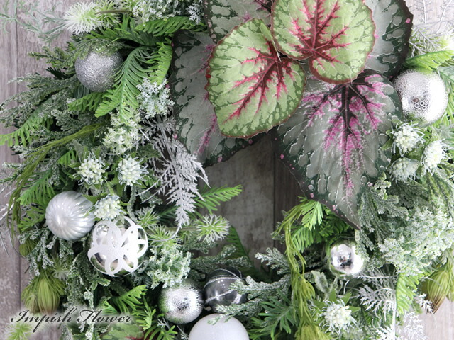 楽天市場】クリスマスリース 玄関 造花 クリスマススワッグ おしゃれ