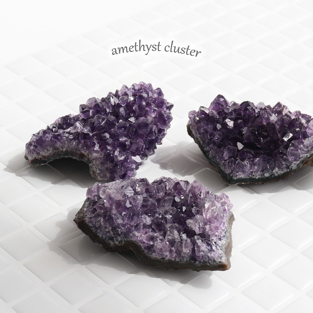 楽天市場】【1個売】ウルグアイ産 アメジスト クラスターアメシスト 紫