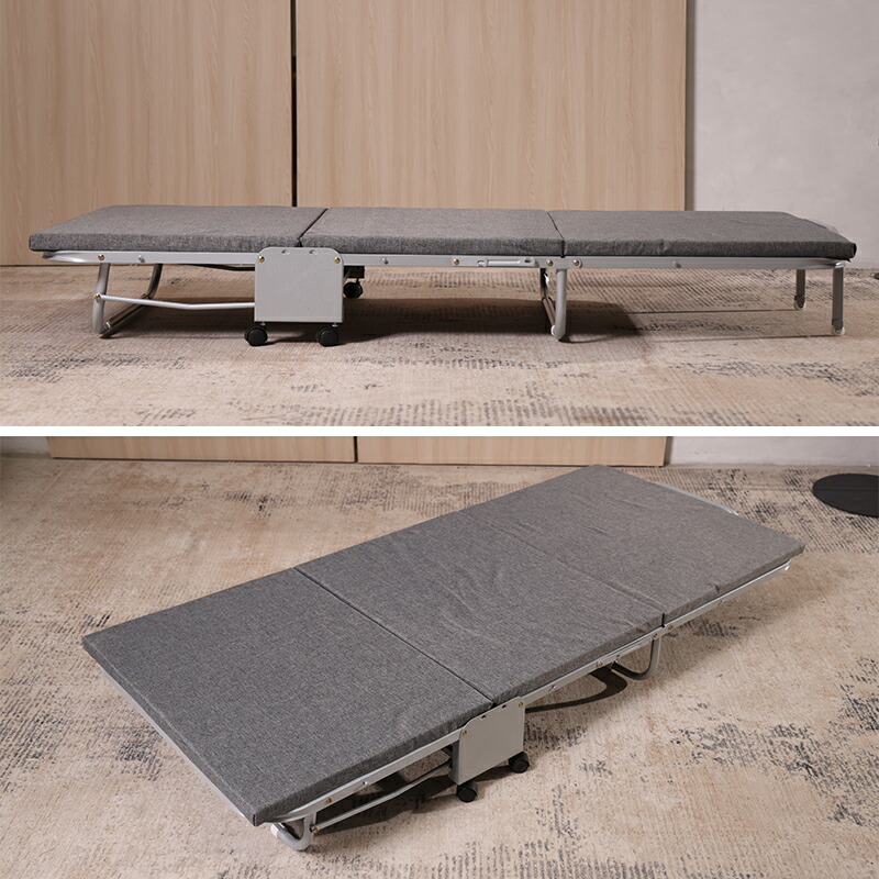 楽天市場】NIJAKISE 折りたたみベッド コンパクト シングル 三つ折り