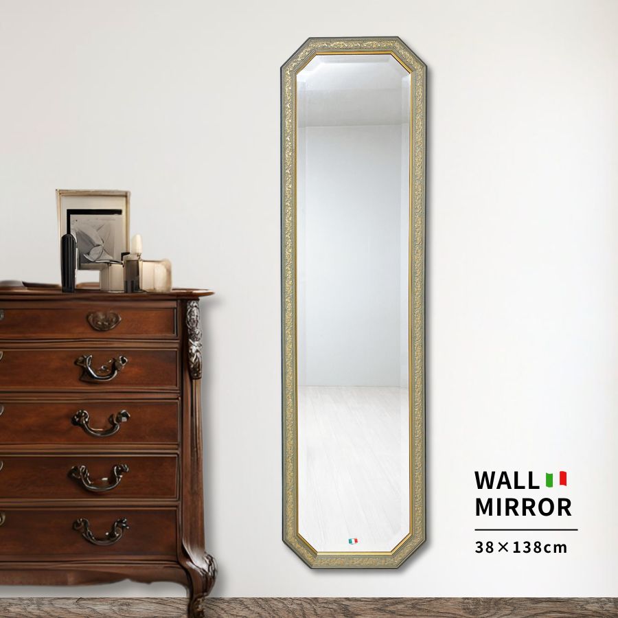 楽天市場】【6%OFFクーポン23日23：59迄】 鏡 壁掛け イタリア 姿見 鏡