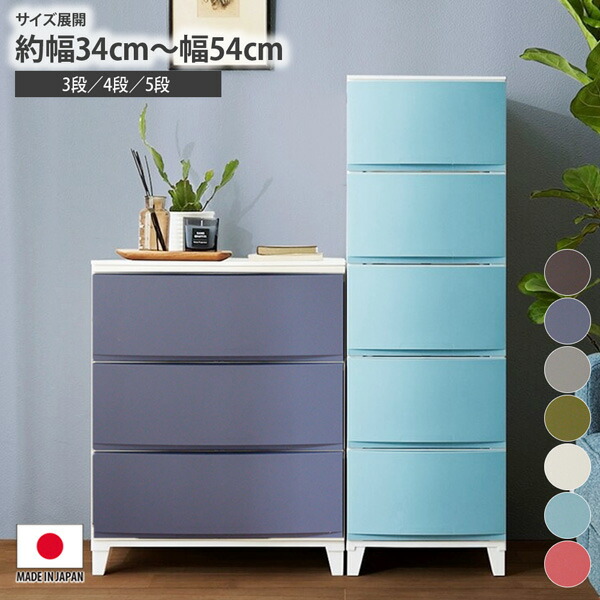 楽天市場】《新生活フェアクーポン対象》チェスト カラーが選べる樹脂