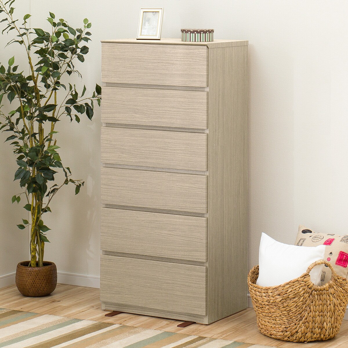 楽天市場】ハイチェスト(クエス 60-6HC) ニトリ 【配送員設置商品