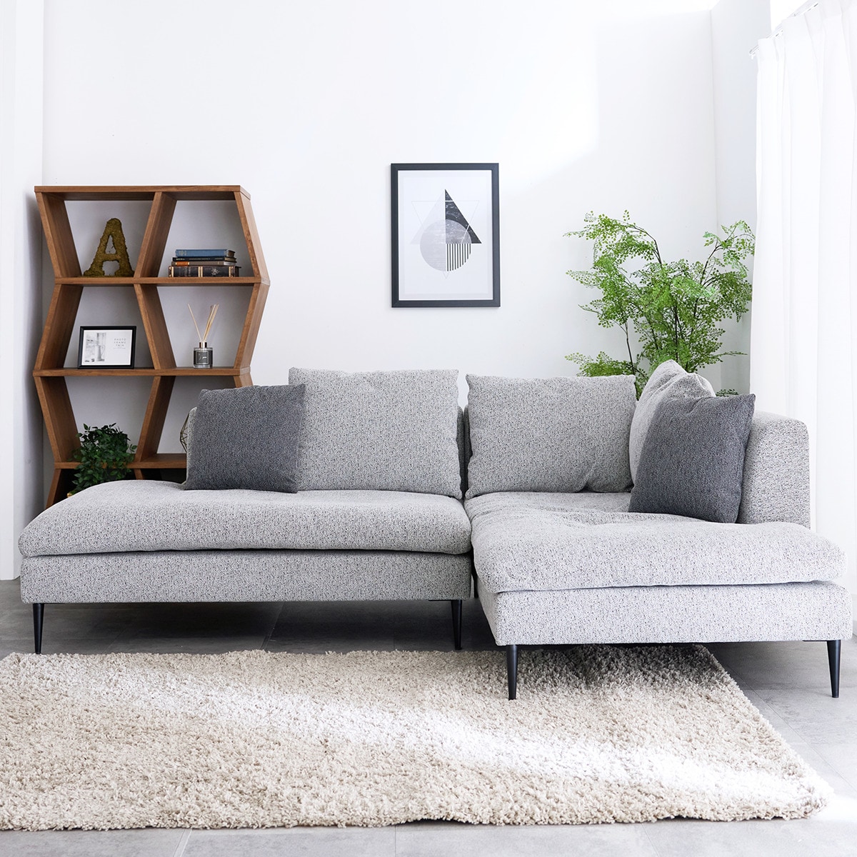 楽天市場】カウチソファ(FM)【配送員設置商品】 ニトリ 【期間限定価格