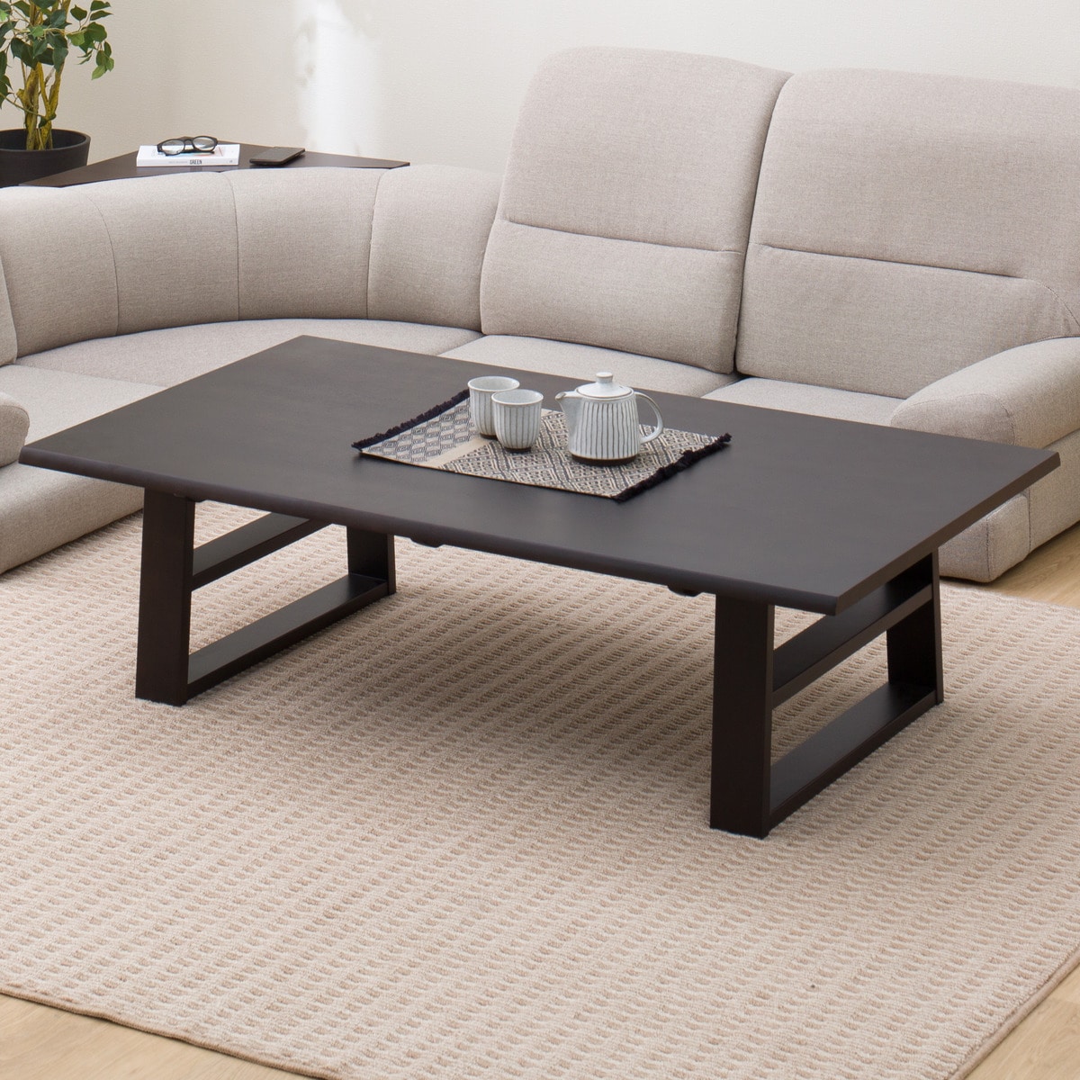 楽天市場】[幅135cm] 天然木センターテーブル (アケビ 135) ニトリ