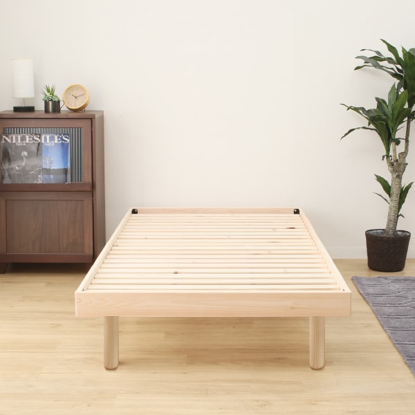 楽天市場】総檜すのこベッドフレーム (S) シングル ベッドフレーム す