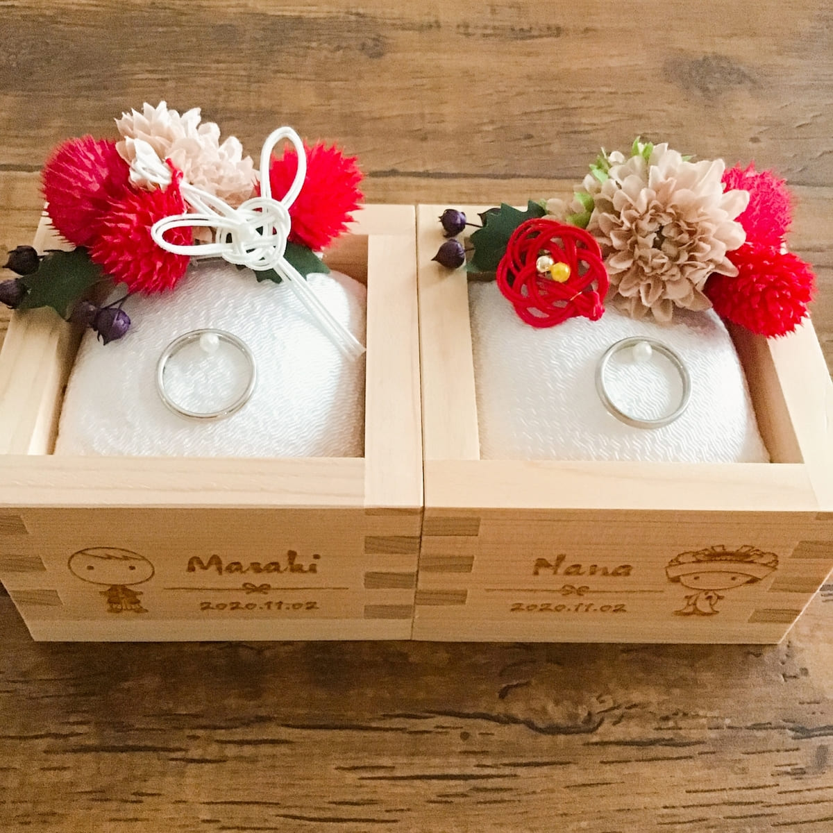 楽天市場】枡 一合 ペア JaMコレ 名入れ 2個セット 結婚式 オーダー