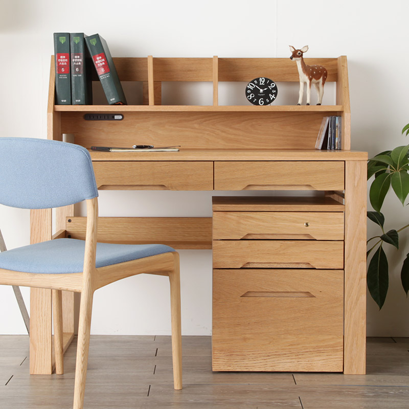 楽天市場】デスク 110cm marcos マルコス 奥行70cm オーク 学習机 勉強