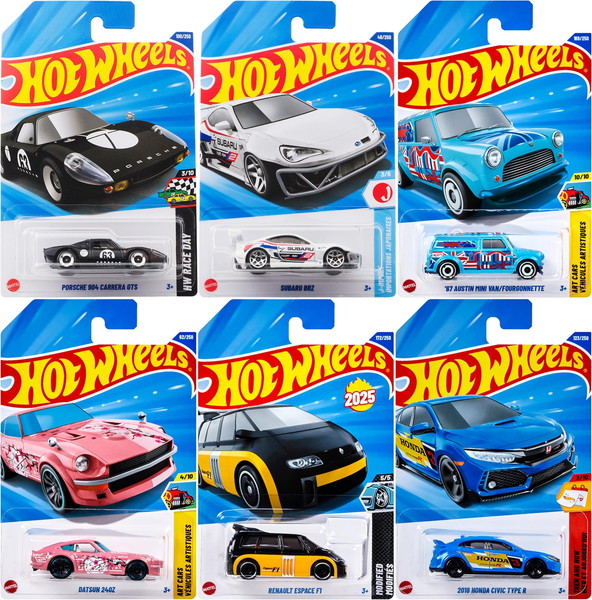 楽天市場】ホットウィール(Hot Wheels) 2025年11月単品販売6台セット