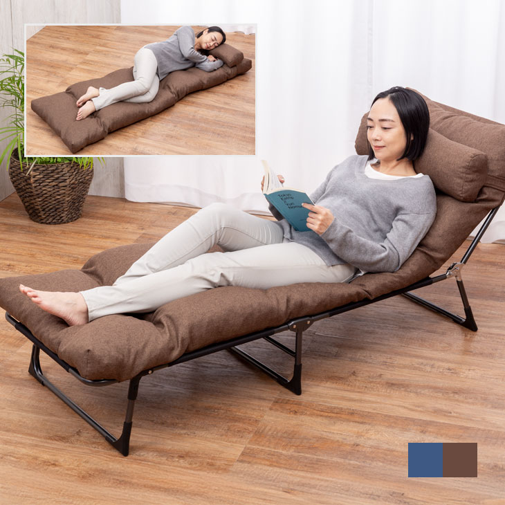 楽天市場】コンパクト リクライニングベッド ごろ寝ベッド カウチ