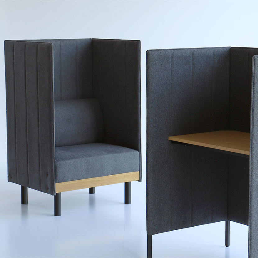 楽天市場】ブースソファ ソファ 1人用ブース 個室ブース パーソナル