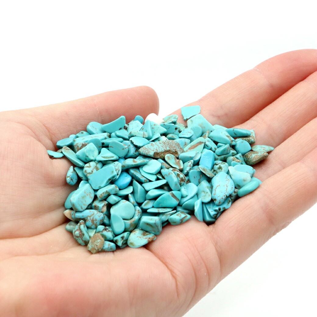楽天市場】ターコイズ さざれ石 本物 1kg まとめ売り お得 小~中サイズ