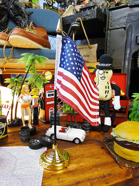 楽天市場】星条旗 ミニフラッグ+スタンド付き （ヘヴィータイプ