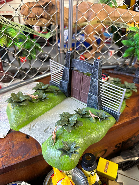 楽天市場】Jada 映画 ジュラシックパーク パークゲート ジオラマ