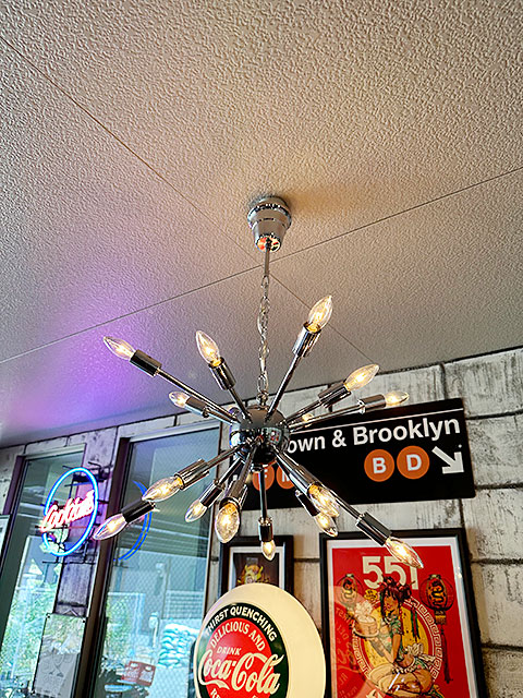 楽天市場】スプートニクランプ 16灯タイプ本体 LED球対応 （クローム