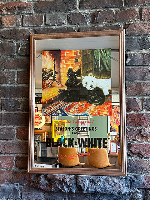 楽天市場】ビッグサイズ パブミラー （ブラック＆ホワイト