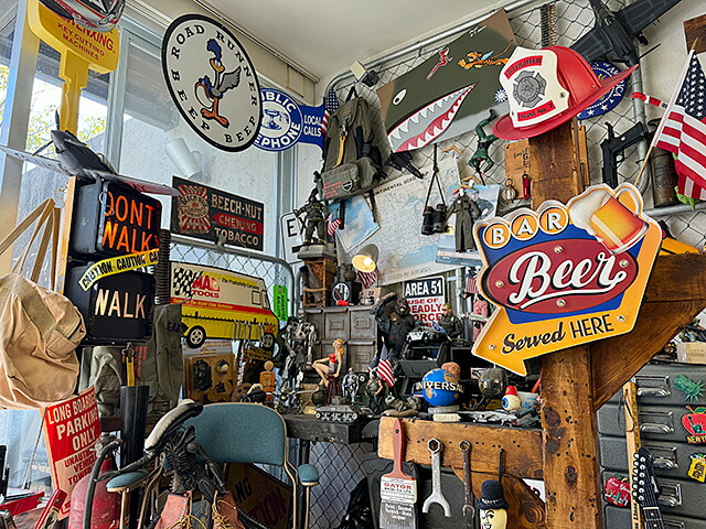 楽天市場】ビアー＆バー ロードサイン型 LEDティンサイン ビール