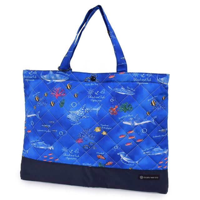 楽天市場】レッスンバッグ キルティング ループ付き 撥水 リフレクター