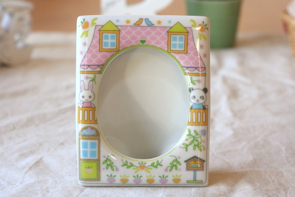 楽天市場】かわいい陶器製写真立て Lサイズ 日本製 瀬戸焼 デジタルも