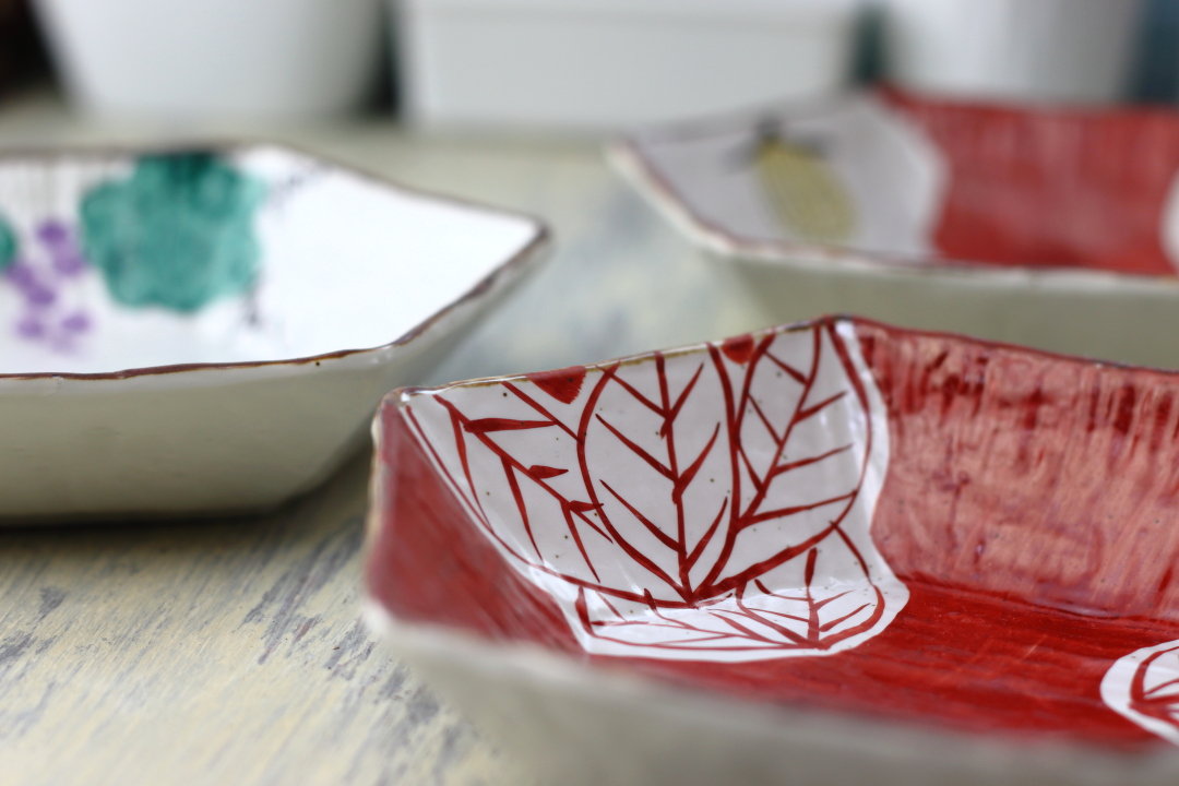 楽天市場】赤絵三善 美濃焼手描六角鉢 18cm 美濃取寄 日本製 美濃焼