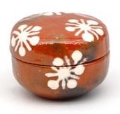 楽天市場】香合 こぼれ梅 川?和楽作（木箱） : 茶道具商 左座園