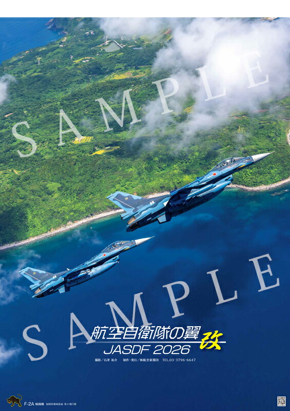 楽天市場】30％OFF！！2026年カレンダー 航空自衛隊の翼 改 JASDF タテ