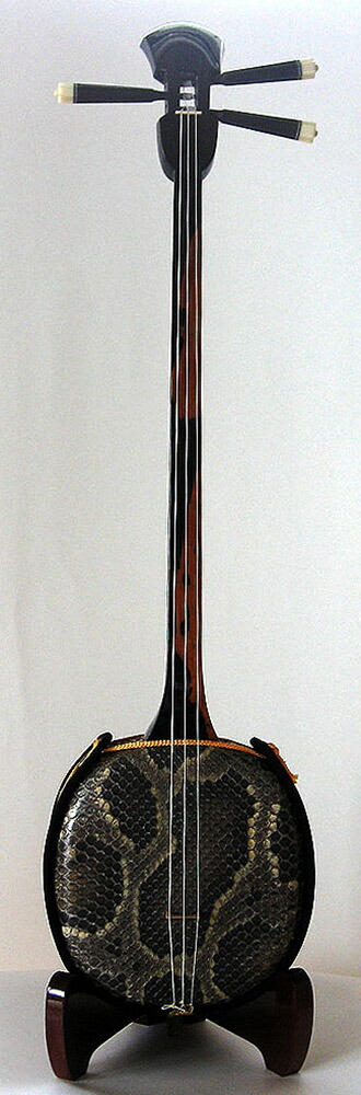 楽天市場】【匠三線】 本皮 黒檀棹スンチー（高級材）本張り : 三線