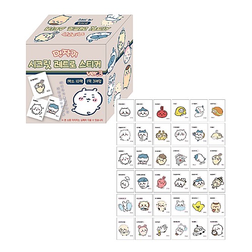 楽天市場】ちいかわ シークレット シール ver.3 1Box お得 セール 30枚