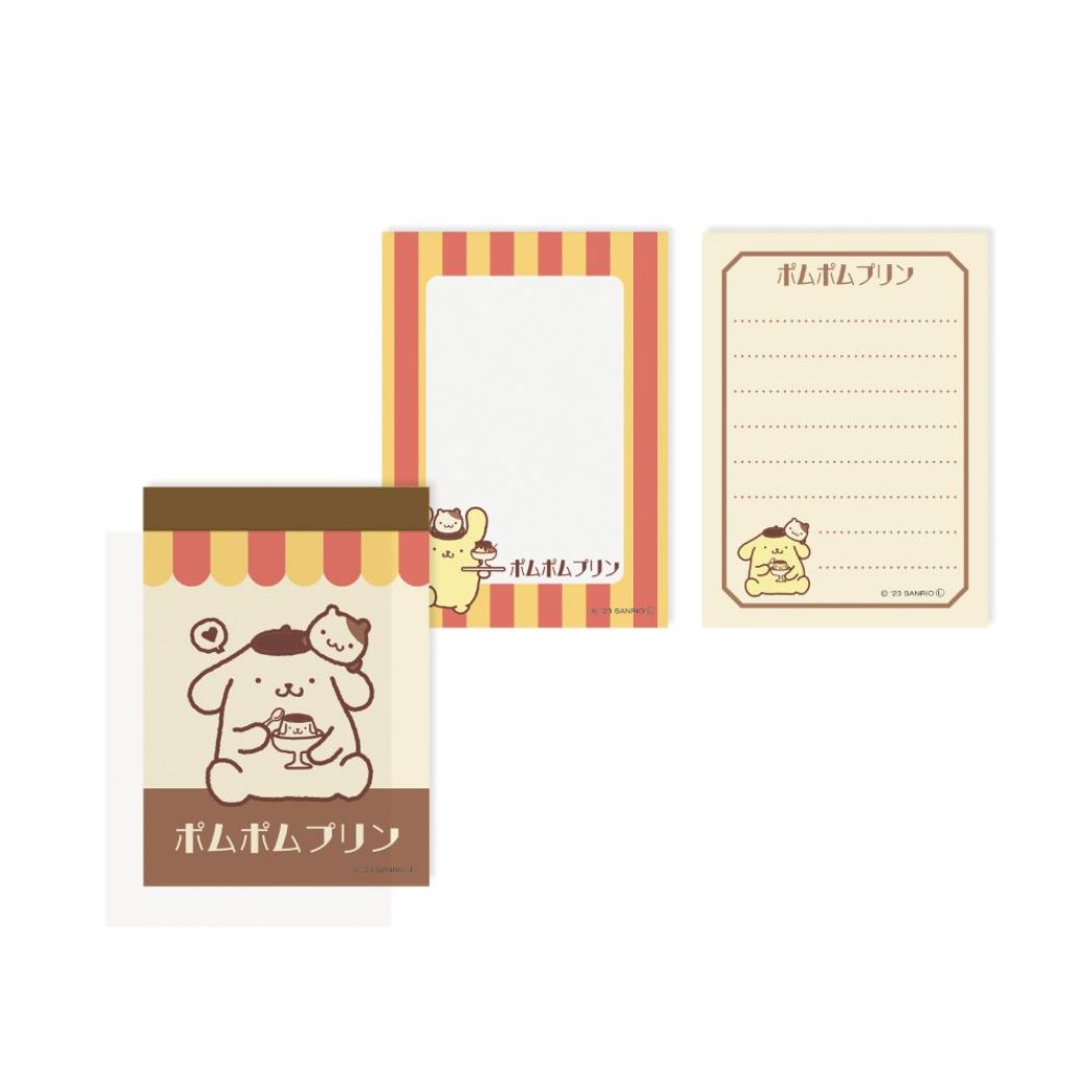 楽天市場】【ポイント10倍 & クーポン！】ポムポムプリン メモ帳 ミニ
