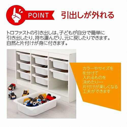 楽天市場】【セット商品】IKEA イケア TROFAST トロファスト 収納