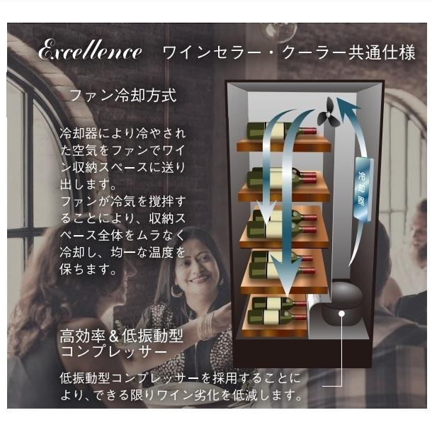 楽天市場】三ツ星貿易 ワインクーラー 110L MB-6110CE 32本収納