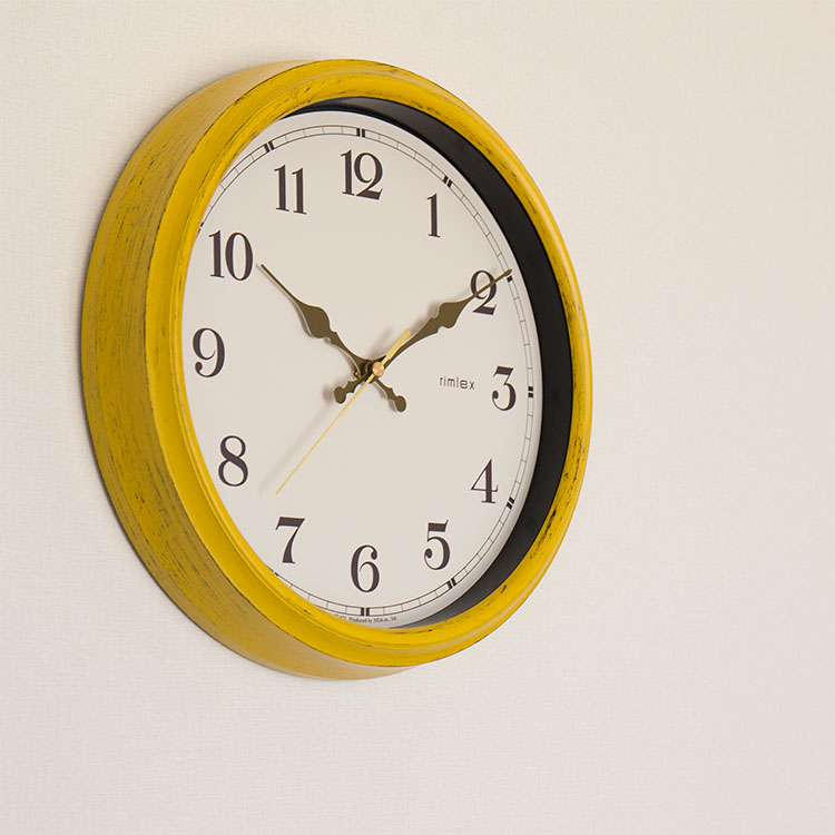 楽天市場】掛け時計 電波時計 エアリアルレトロ【壁掛け時計 掛時計