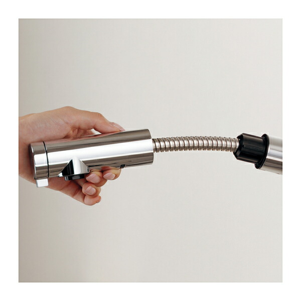 楽天市場】カクダイ 【184-030B-CH】シングルレバー引出し混合栓