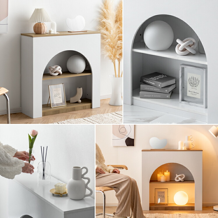 楽天市場】収納棚 オープンラック アーチ型 アーチ型収納 ディスプレイ