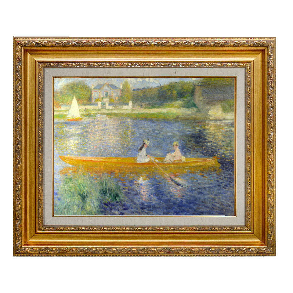 楽天市場】絵画 F6号 ルノワール ｢アニエールのセーヌ川の風景｣ セーヌ