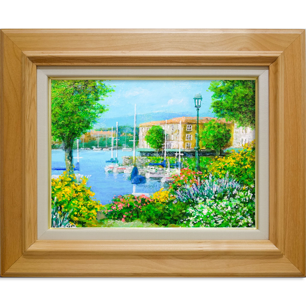 楽天市場】油絵 風景画 f4の通販