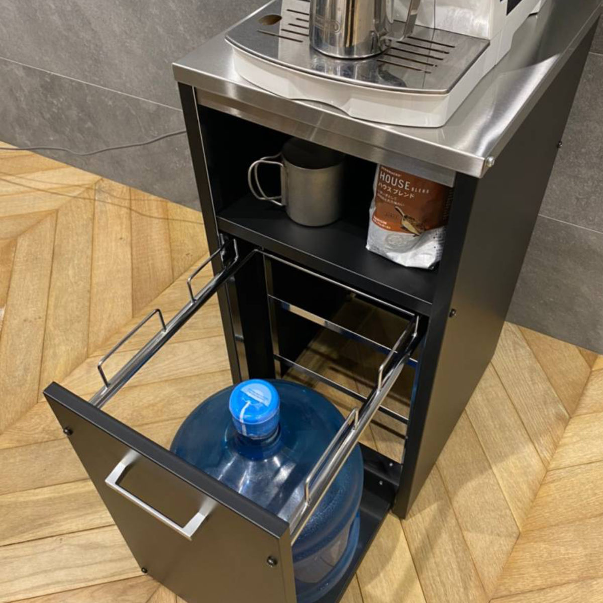 楽天市場】ウォーターサーバーラック （ ラック 日本製 スチール