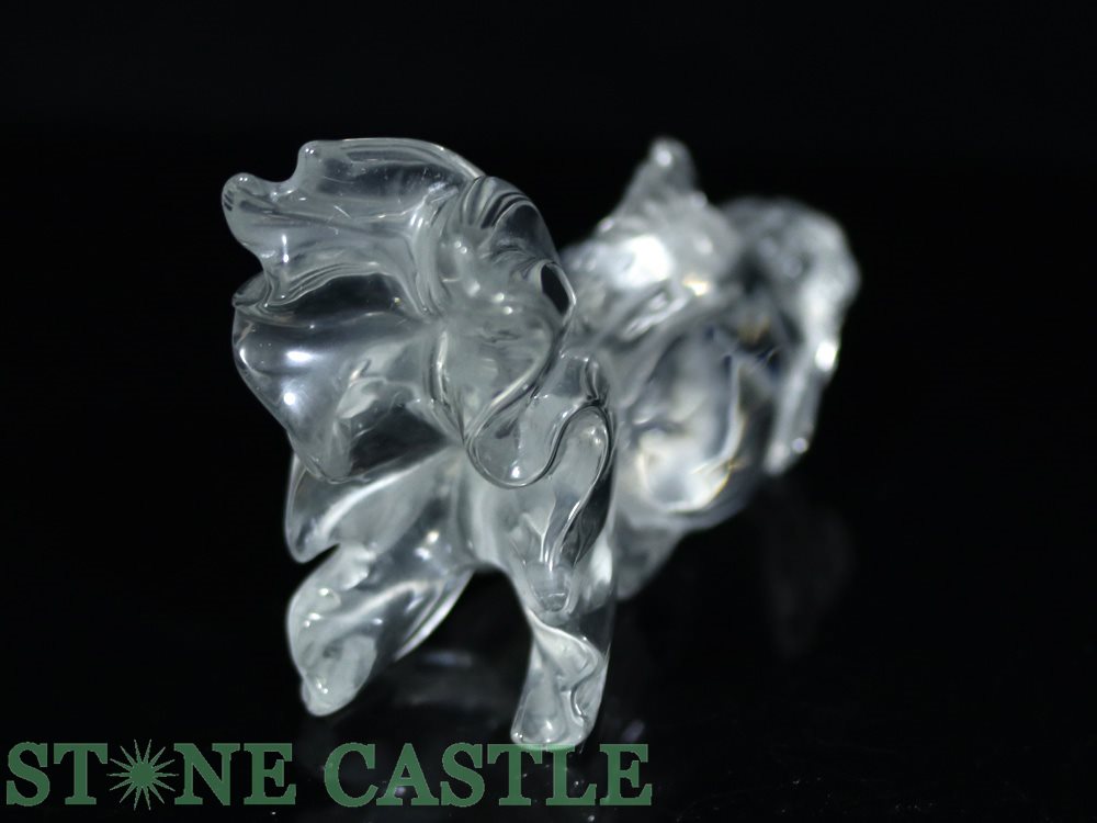 楽天市場】☆一点物☆【彫刻置物】金魚 水晶 (5A) No.14