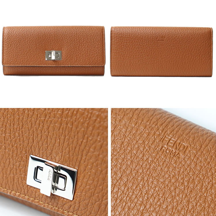 楽天市場】フェンディ 財布 長財布 ピーカブー セレリア レディース